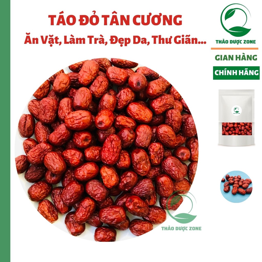 Táo Đỏ Tân Cương nguyên quả Thảo Dược Zone tốt cho dạ dày làm đẹp da ngủ ngon