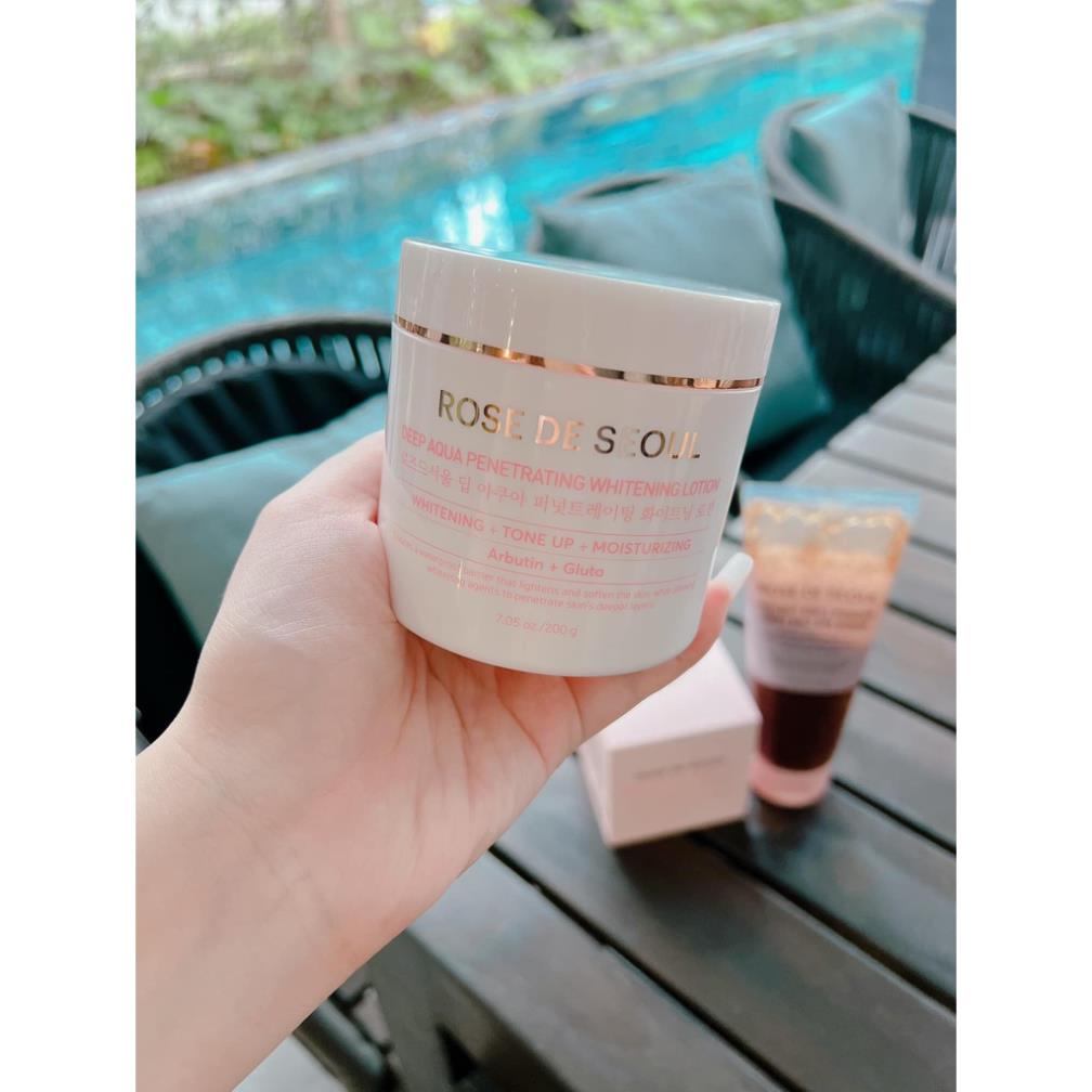 Kem body Rose De Seoul 🔥 100% AUTHENTIC 🔥 Kem dưỡng thể chăm sóc da từ sâu bên trong, hũ 200g | BigBuy360 - bigbuy360.vn