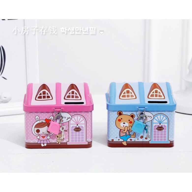 Két đựng tiền hình ngôi nhà, Két sắt mini tiết kiệm tiền cho bé nhanh tay để có sản phẩm sớm nhất nhé