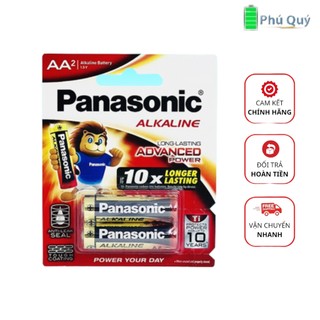 Bộ 10 vỉ Pin AA Panasonic alkaline vỉ 2 viên LR6T-2B chính hãng