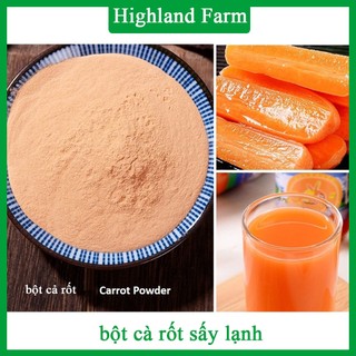 Bột cà rốt sấy lạnh nguyên chất