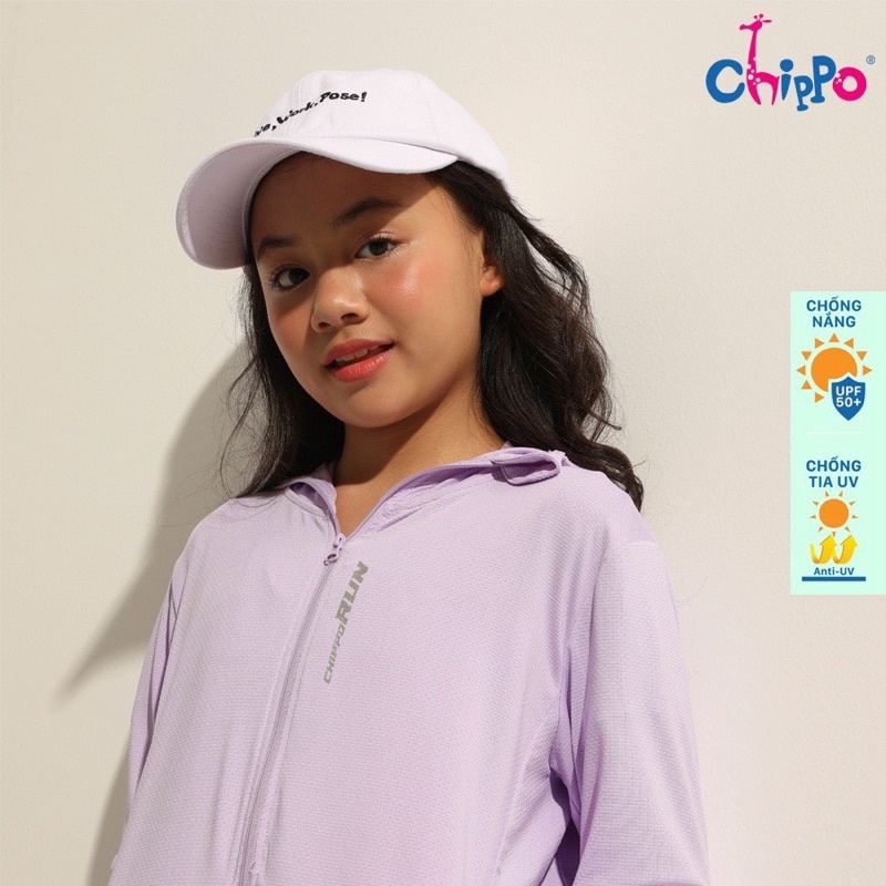 Áo khoác, áo chống nắng có nón Chippo chất thông hơi cho bé trai bé gái