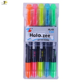 Bút dạ quang TL HL 03 - 5 cây (5 màu)