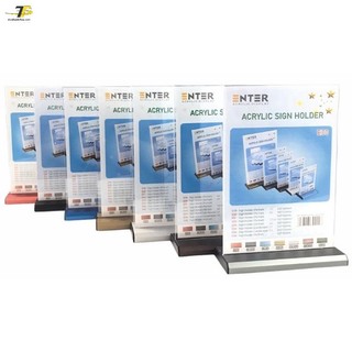 Kệ mica 2 mặt A5 đứng E30, 15x21cm