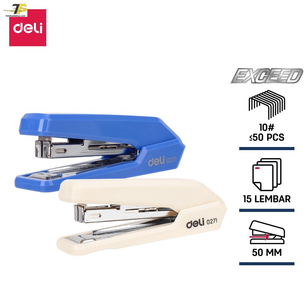 Dập ghim 10 deli 271 - bấm kim 15 tờ