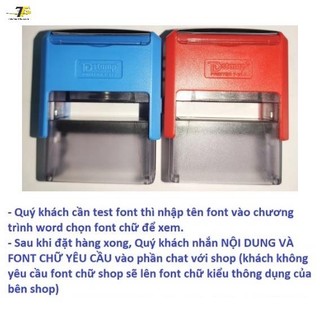 Khắc dấu tên TDstamp T-214 14 x 38mm