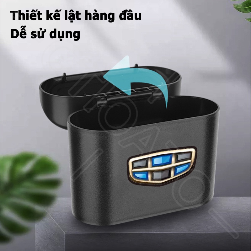 GTIOATO ThùNg ĐựNg RáC Xe HơI TiệN LợI ThùNg RáC TrêN Xe Ô Tô ThùNg RáC Oto Mini ĐựNg Đồ Ô Tô Cho Geely Okavango Coolray Emgrand Azkarra