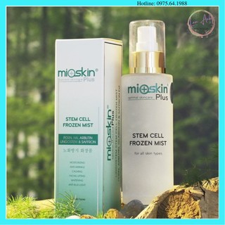 Xịt dưỡng tế bào gốc cấp ẩm, dưỡng trắng và phục hồi da mioskin plus 100ml