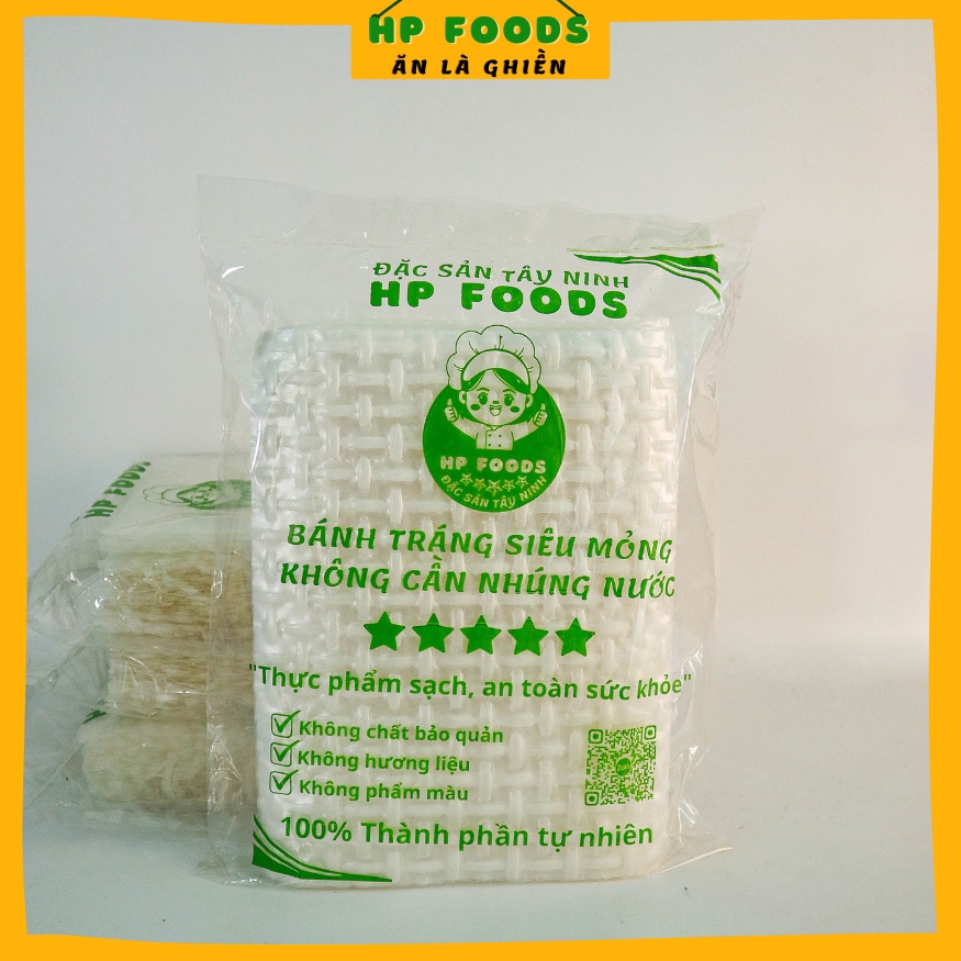 Bánh tráng siêu mỏng HPFOODS, đặc sản Tây Ninh, không cần nhúng nước