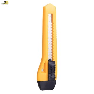 Dao rọc giấy lưỡi 9mm Deli E2061 - vàng