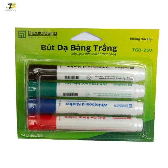 Bộ bút dạ viết bảng cao cấp nhập khẩu đức bộ 4 màu