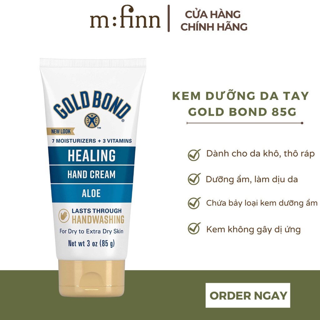 Kem dưỡng da tay Gold Bond Hand Cream 98g từ Mỹ