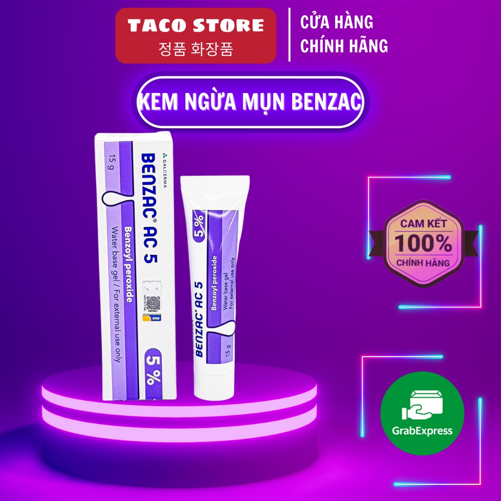 Kem ngừa mụn Benzac AC Benzoyl Peroxide - Galderma