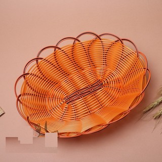Rổ nhựa mây đựng đồ đa năng oval cao cấp