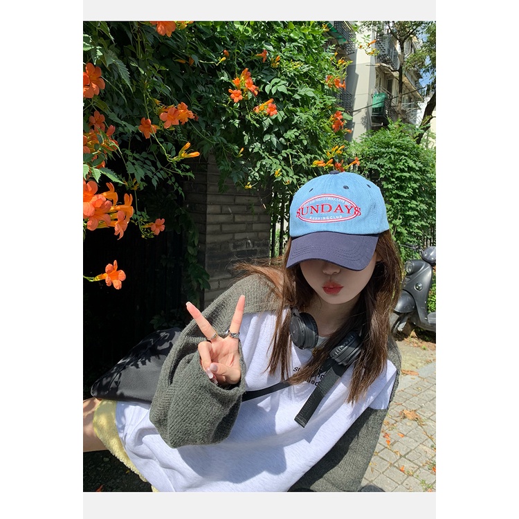 Mũ Lưỡi Trai Denim Chống Nắng Thêu Chữ AYS Nhiều Màu Sắc Đa Dạng Cho Nam Và Nữ