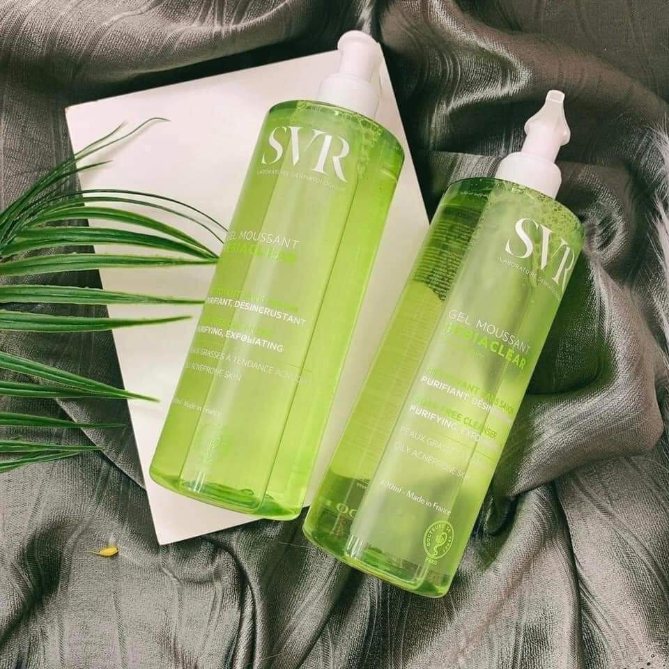 Gel Rửa Mặt SVR Không Chứa Xà Phòng Cho Da Dầu 400ml