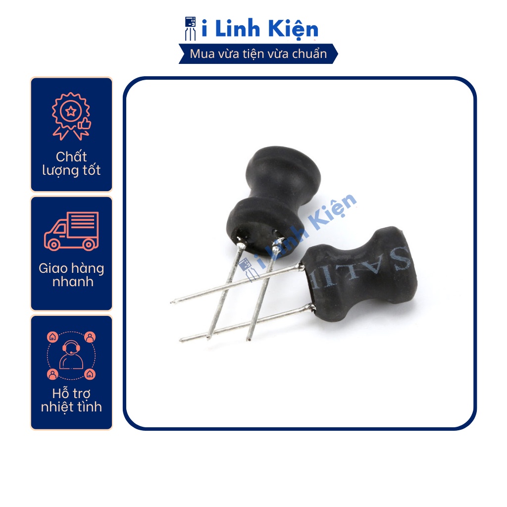 Cuộn Cảm Cắm 0608 từ 3.3uH-10mH 6x8mm