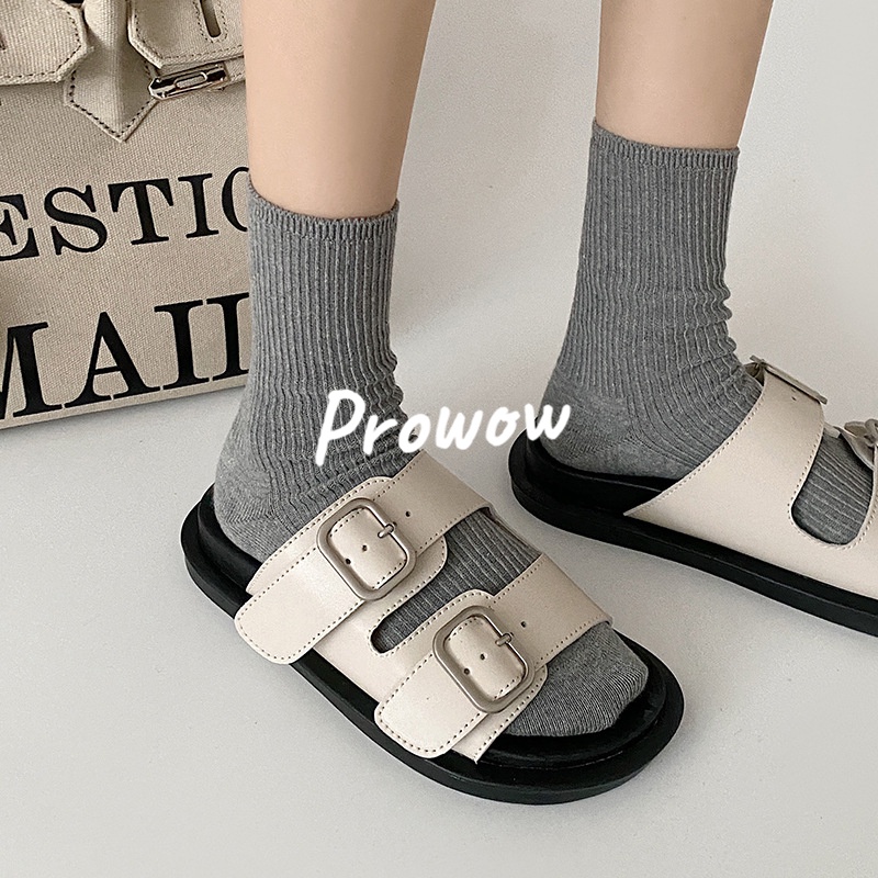 Prowow❤Dép Sandal Đế Mềm Chống Trượt Thời Trang Đi Biển Cho Nữ