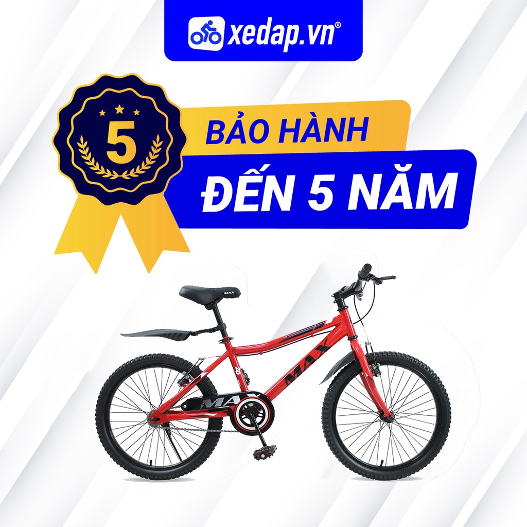 Xe Đạp Trẻ Em Youth MAX BIKE Rocky – Bánh 20 Inches – 2022 cho bé trai 7 đến 9 tuổi cao 1m2- 1m35