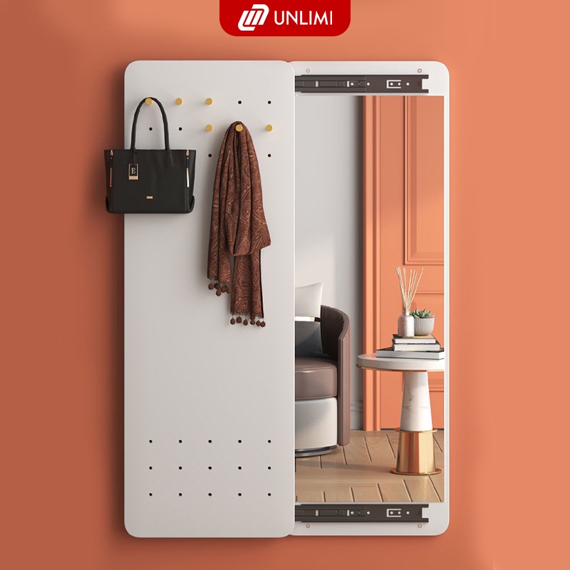 Gương treo tường thông minh có cánh trượt, thương hiệu UNLIMI, thiết kế sang trọng, hiện đại - GP263