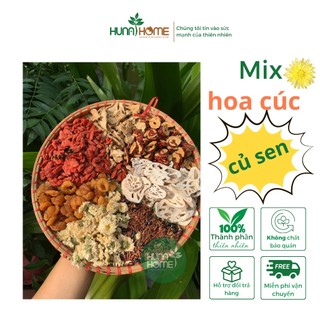 Trà gạo lứt hoa cúc củ sen Huna's home thanh lọc cơ thể, giảm cân đẹp dáng (có giá sỉ)