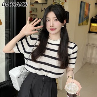 Áo Croptop Tay Ngắn Dáng Rộng Phong Cách Thời Trang Hàn Quốc Dành Cho Nữ