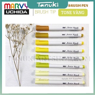 Bút Marvy Artist Brush ( Tone Vàng )