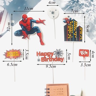Phụ Kiện Trang Trí Bánh Sinh Nhật set cắm boom