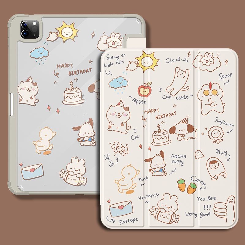Bao da máy tính bảng cho iPad gen10 Air3 Pro 10.5 gen 6 gen 5 9.7 7th 10.2 gen 8 Air 4 10.9 Air 2 Mini 5 Mini 4 pro11