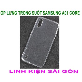 Ốp lưng trong suốt samsung a01 core