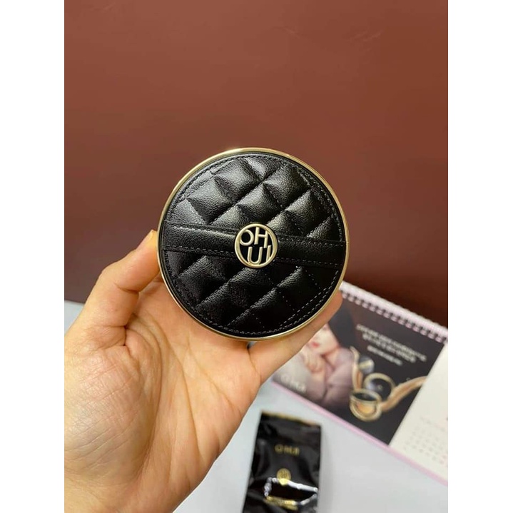 Set Phấn Nước Ohui Cushion Siêu Lì, Che Phủ Tốt Và Giảm Nhăn Da OHUI Ultimate Cover Lifting SPF50+PA+++ Tặng Son