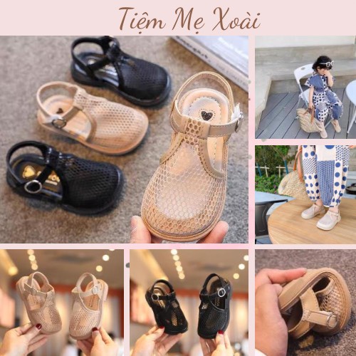 Dép sandal cho bé - dép xăng đan rọ lưới phiên bản mùa hè cho bé xin xắn phong cách thời trang - Tiệm Mẹ Xoài