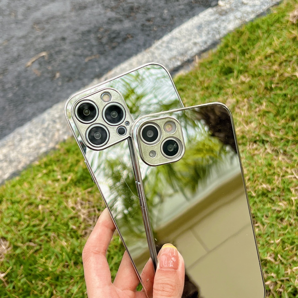 Ốp Điện Thoại Chống Sốc Tráng Gương Thời Trang Cho iPhone 14Promax / 14Pro / 14 / 13Promax / 13Pro / 13 / 12Promax / 12pro / 12 / 11Promax / 11Promax