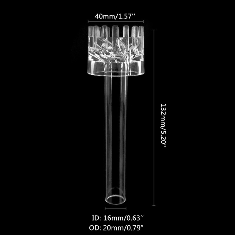 Đầu lọc váng xoay Acrylic phi 16mm và 20mm cho bể cá