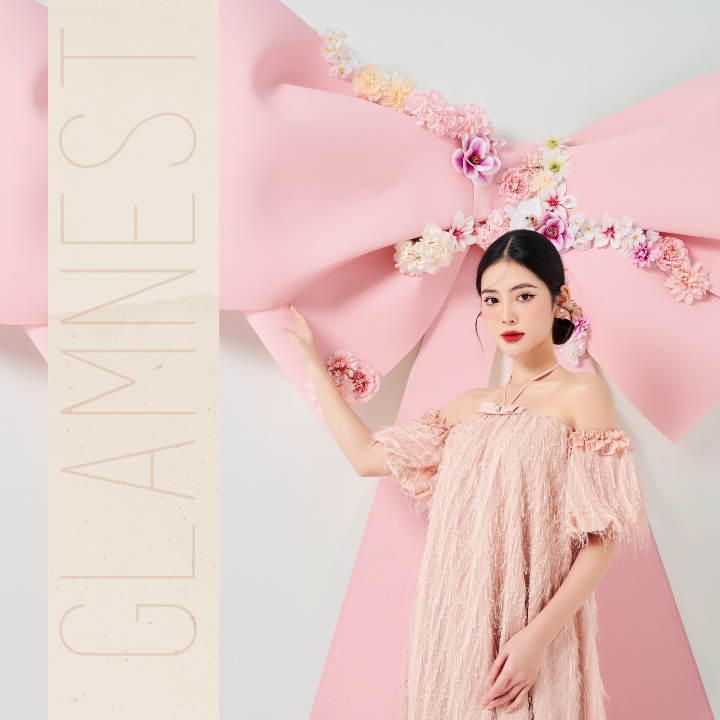 Váy Bầu Đi Biển Dạo Phố Du Lịch Đầm Bầu Tiểu Thư Thiết Kế Cao Cấp Glam Nest VN025