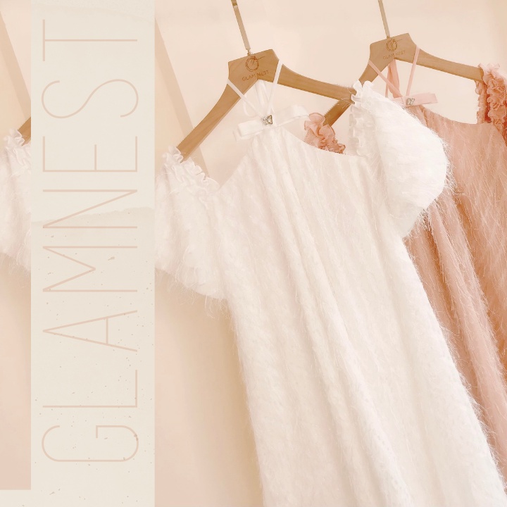 Váy Bầu Đi Biển Dạo Phố Du Lịch Đầm Bầu Tiểu Thư Thiết Kế Cao Cấp Glam Nest VN025