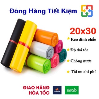 Ecobox - túi đóng hàng pe, túi niêm phong size 20x30 cm - cuộn 10 túi
