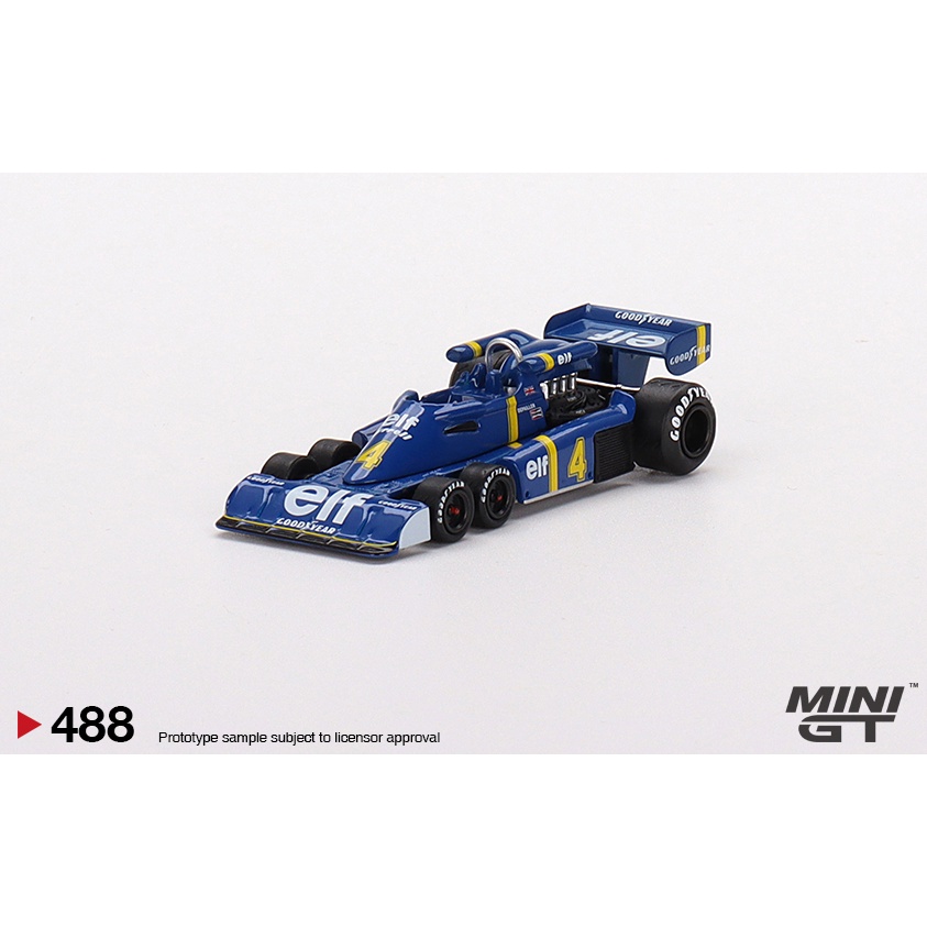 Mô hình ô tô Tyrrell P34 #4 1976 Spanish GP 1/64 MiniGT MGT00488