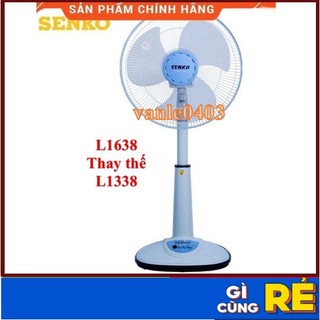 Quạt senko L1638 thay thế L1338, quạt lửng senko B4 thân nhựa chính hãng