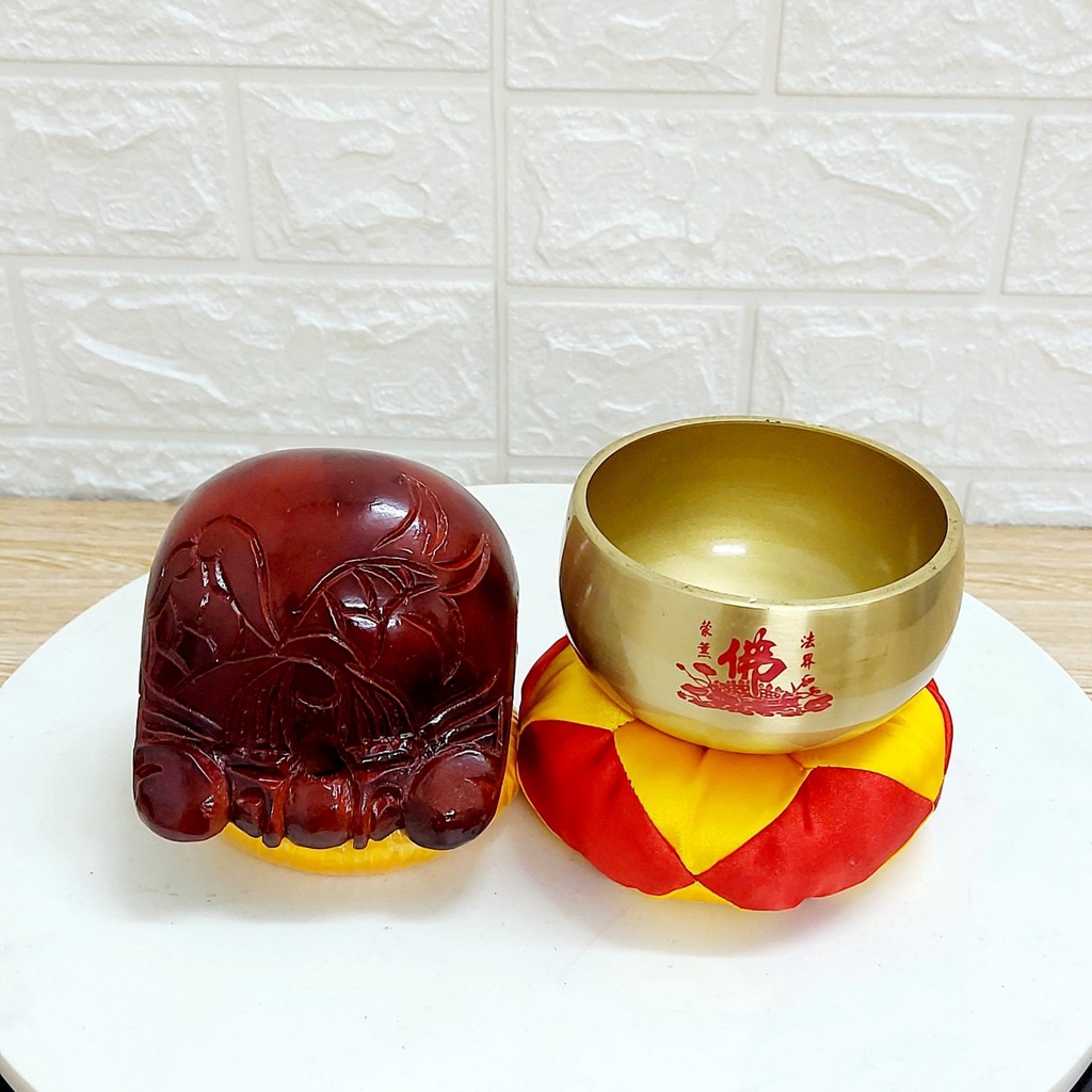 Chuông Mõ Tụng Kinh 4 inch Hàng Đẹp