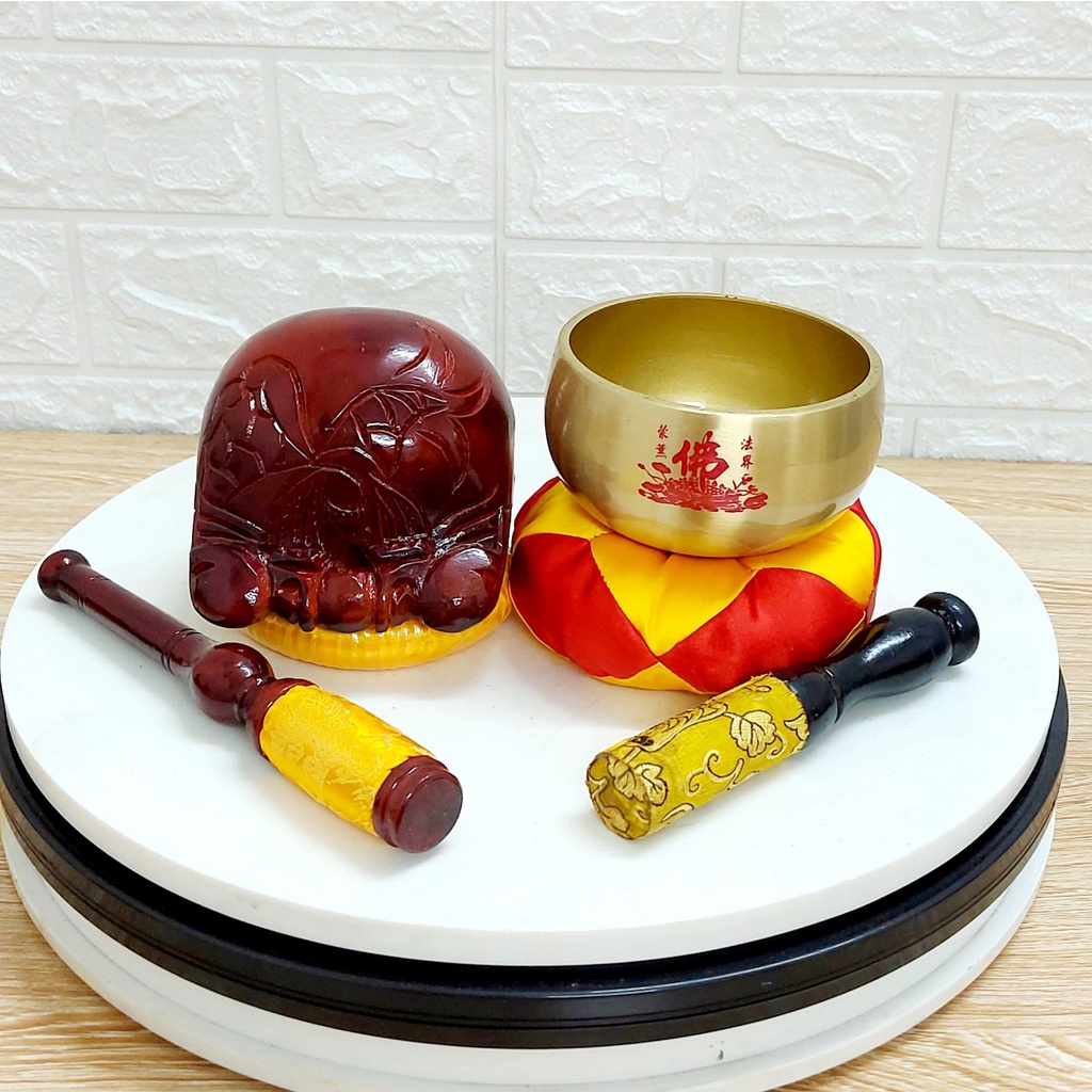 Chuông Mõ Tụng Kinh 4 inch Hàng Đẹp
