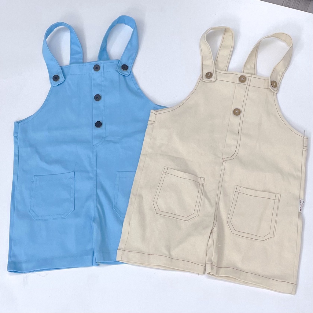 Yếm kaki mềm cho bé trai bé gái phong cách Hàn Quốc siêu xinh size 6-13kg TE305