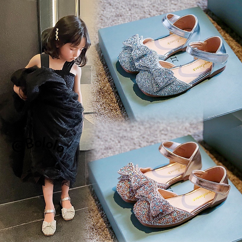 Bololo Giày Búp Bê Da Đế Mềm Thời Trang Cho Bé Gái