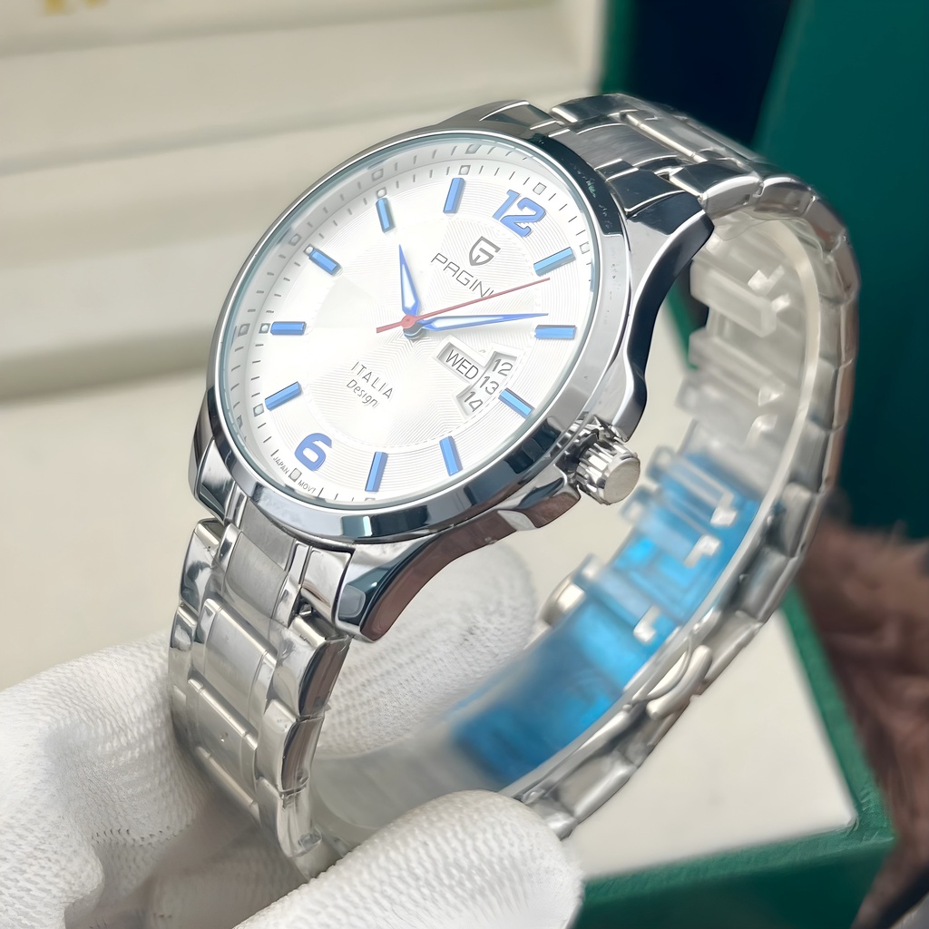 Đồng Hồ - Đồng Hồ Nam Pagini PA05533 Máy Pin Kim Trôi - Đẳng Cấp Thời Thượng - Bảo Hành Chính Hãng 12 Tháng