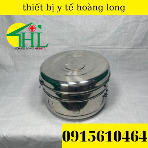 Hộp hấp dụng cụ, hộp hấp y tế, hộp hấp tiệt trùng, hộp hấp inox các size