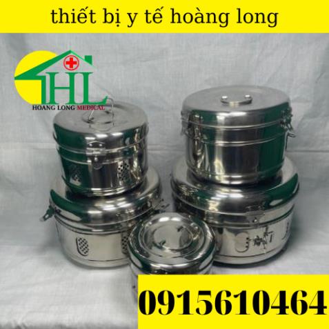 Hộp hấp dụng cụ, hộp hấp y tế, hộp hấp tiệt trùng, hộp hấp inox các size