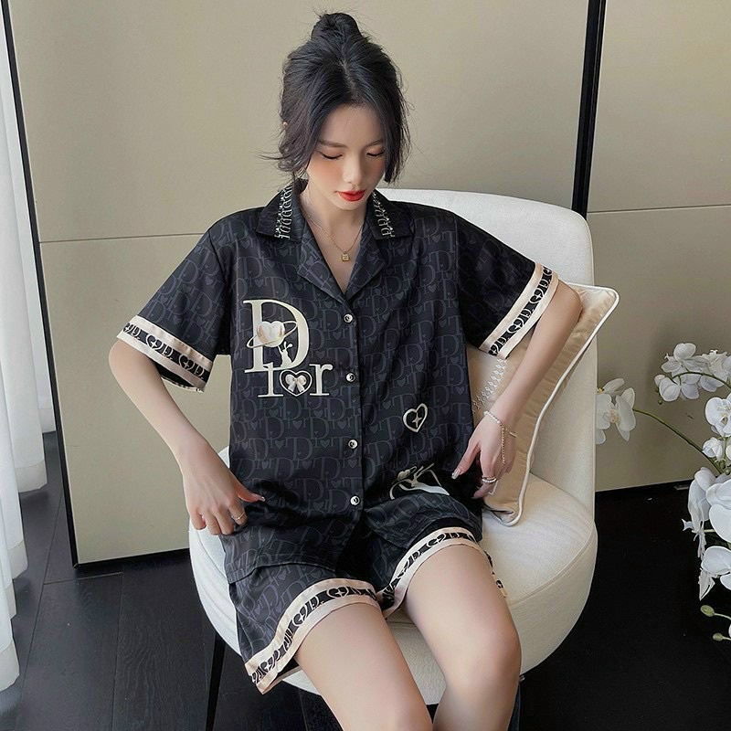 BỘ PIJAMA CỘC ĐÙI ĐEN SANG CHẢNH