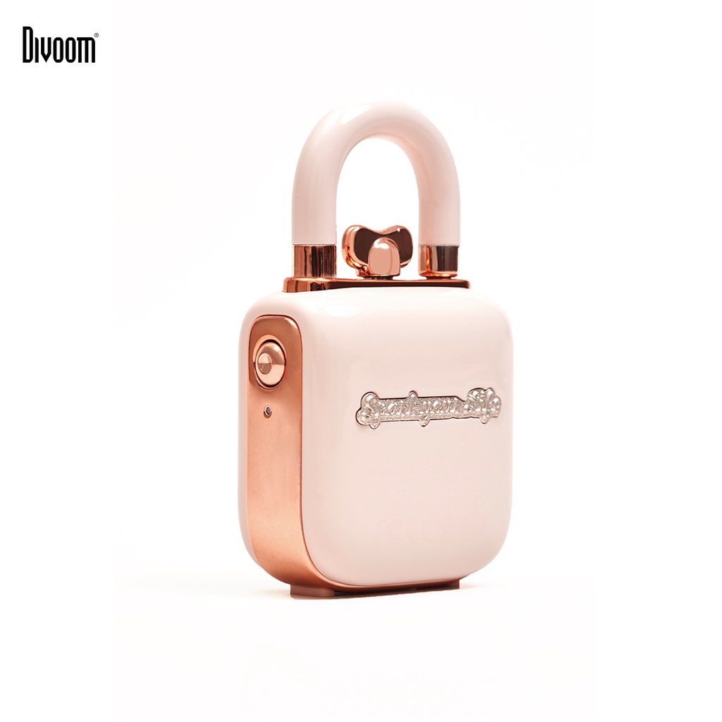 Loa Bluetooth Divoom Lovelock Pink công suất 5W kiểu dáng dễ thương