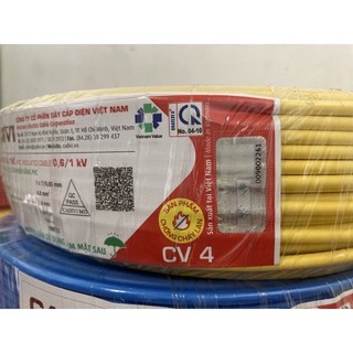 Bán lé 10 mét dây điện cadivi 4.0 đơn 7 sợi