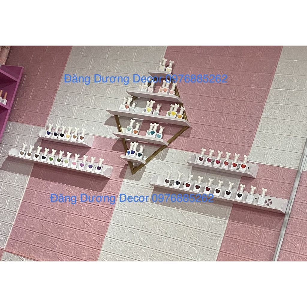 Kệ rời để sơn Nail, màu sắc lấp lánh theo sở , đa năng tiện dụng